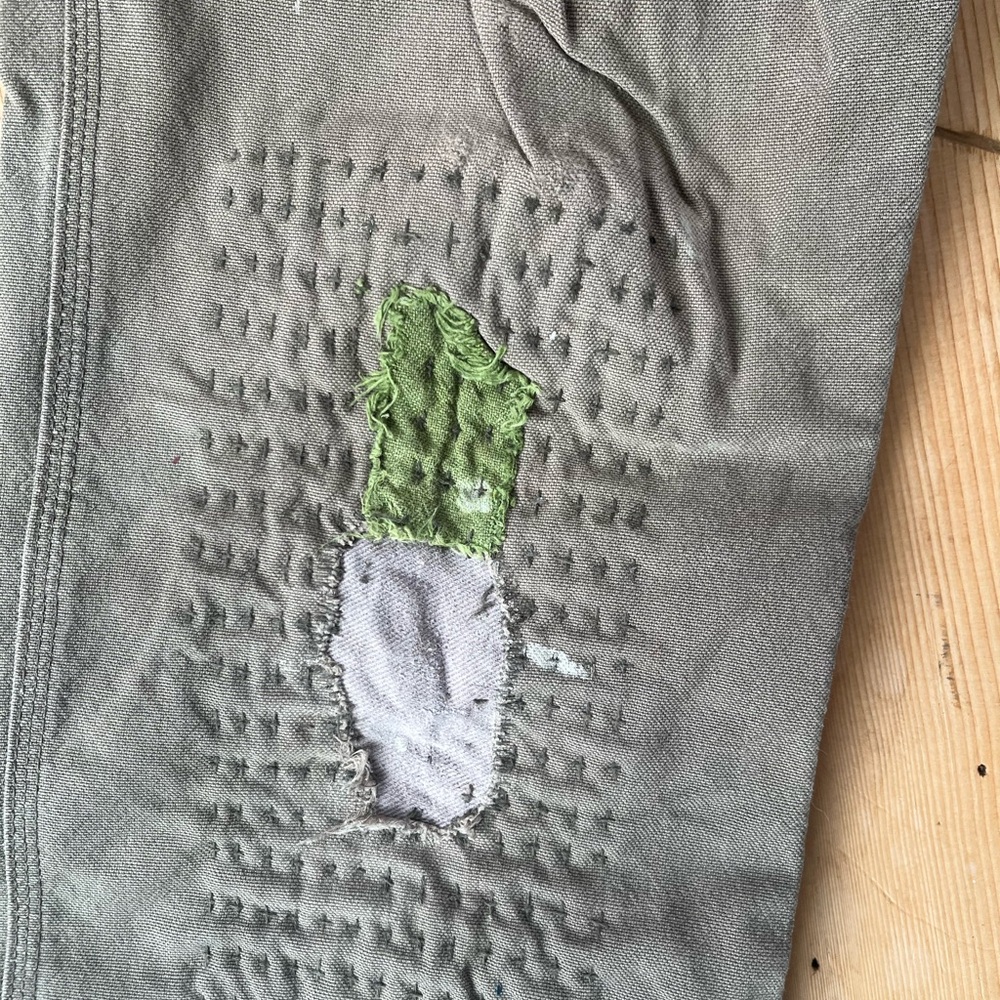 Carhartt Relaxed Fit Faded Olive Green Work Pants - Picture 7 of 12